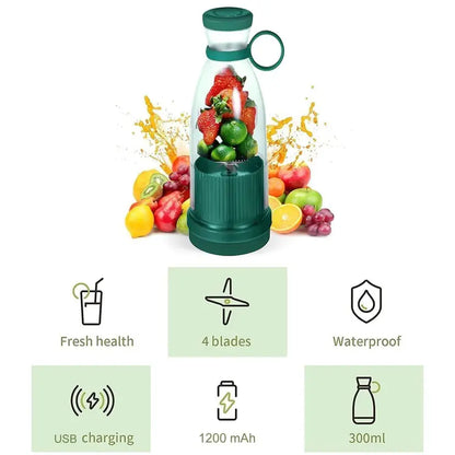 Portable Mini Blender – Fresh Juice Anywhere in 30 Seconds